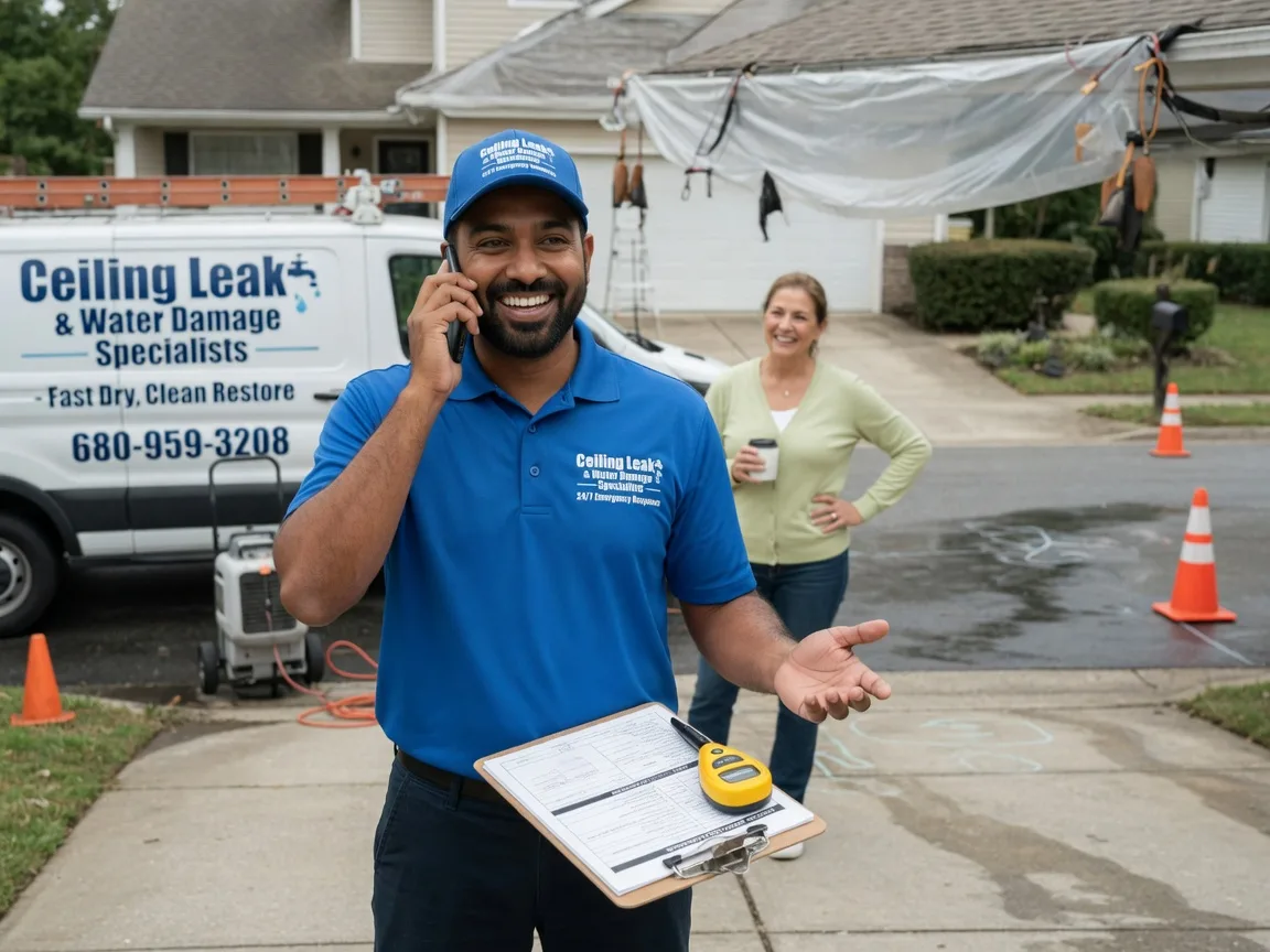 Ceiling Leak Cleanup Cogswell, ND FAQs
